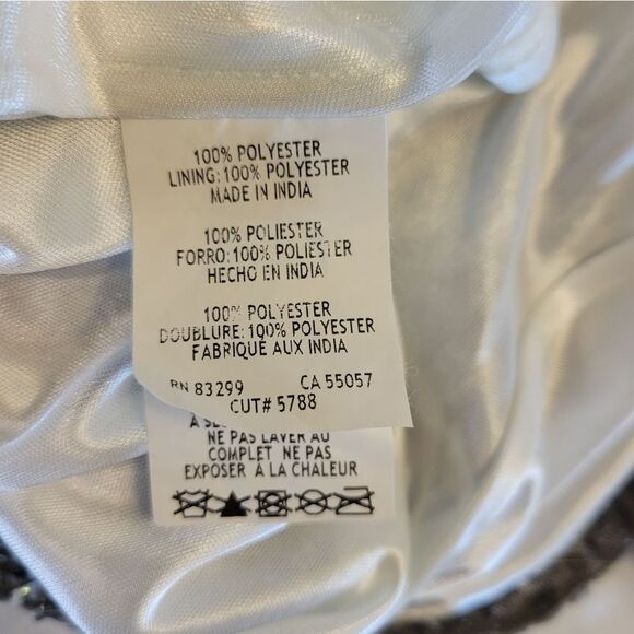 JUMP apparel Sparkly Silver Sequin Dress, Juniors Size 3/4 NEW NWT - Picture 10 of 14